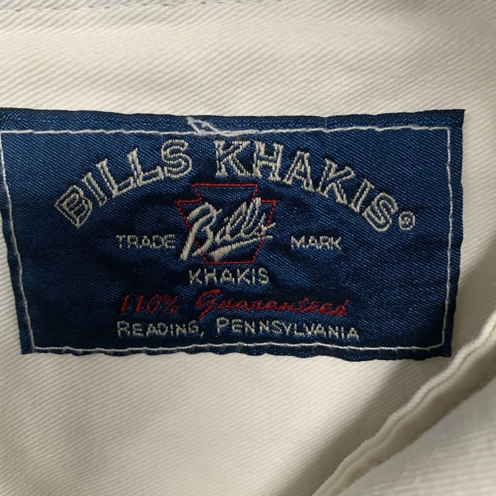 Vintage 90s Bills Khakis Corduroy Pants Mens 36x31 Wide Wale Pleated USA Made - Picture 3 of 9